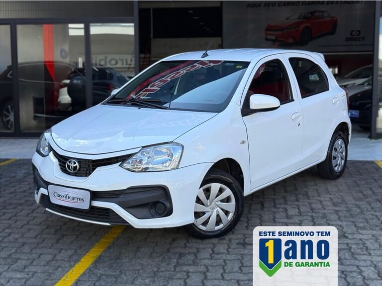 Toyota Etios – 1.3 X 16V FLEX 4P MANUAL