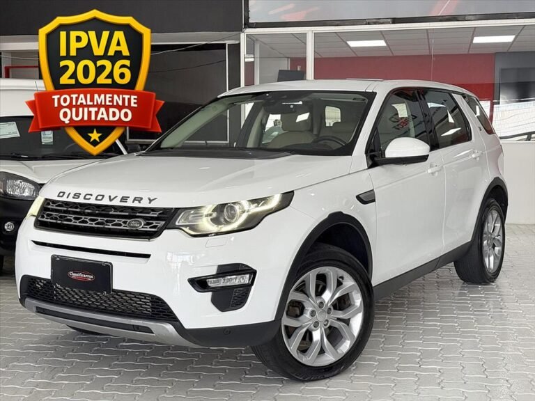 Land Rover Discovery Sport – 2.0 16V SI4 TURBO GASOLINA HSE 4P AUTOMÁTICO