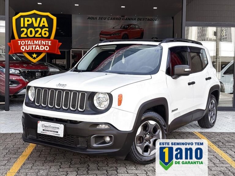 Jeep Renegade – 1.8 16V FLEX SPORT 4P MANUAL