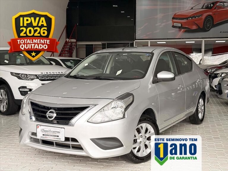 Nissan Versa – 1.6 16V FLEX SV 4P XTRONIC