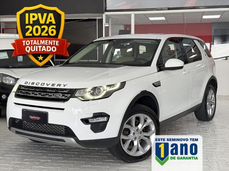 Land Rover Discovery Sport – 2.0 16V SI4 TURBO GASOLINA HSE 4P AUTOMÁTICO