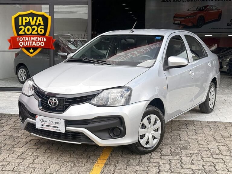 Toyota Etios – 1.5 X SEDAN 16V FLEX 4P MANUAL